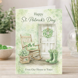 Happy St. Patrick's Day Card | From Our House Karte