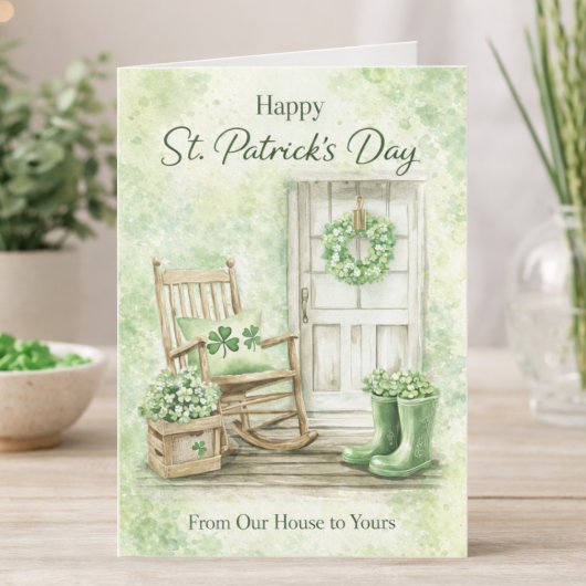 Happy St. Patrick's Day Card | From Our House Karte