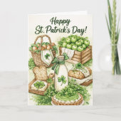 Happy St. Patrick's Day Card | Irish Blessing Karte (Vorderseite)