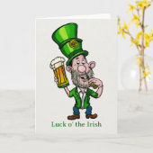 Happy St Patrick's Day Card Karte (Gelbe Blume)