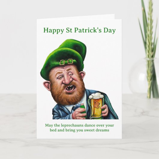 Happy St Patrick's Day Card Karte (Vorderseite)