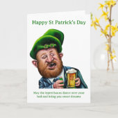 Happy St Patrick's Day Card Karte (Gelbe Blume)