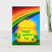 Happy St. Patrick's Day Card Karte (Vorderseite)