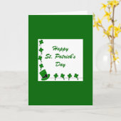 Happy St. Patrick's Day Card Karte (Gelbe Blume)
