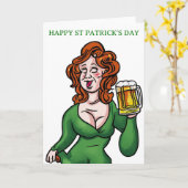 Happy St Patrick's Day Card Karte (Gelbe Blume)