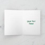 Happy St Patrick's Day Card: Kobobolden mit Bier Karte (Innenseite)