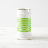 Happy St. Patrick's Day Circle Design-63501 Bierglas (Mittel)