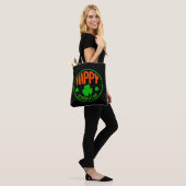 Happy St. Patrick's Day Circle Design-63501 Tasche (Am Model)