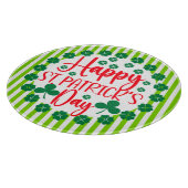 Happy St. Patrick's Day Circle Design-63502 Schneidebrett (Ecke)