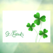 Happy St. Patrick's Day Cling Fensteraufkleber (Blatt 3)