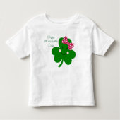Happy St. Patrick's Day Clover Kleinkind T-shirt (Vorderseite)
