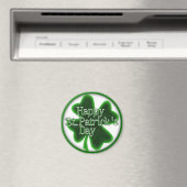 Happy St. Patrick's Day Clover Magnet (In Situ (Geschirrspüler))