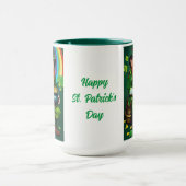 Happy St. Patrick's Day Coffee Cups & Bier Steins Tasse (Zentrum)