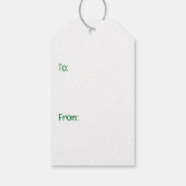 Happy St. Patrick's Day Corgi Dog Geschenkanhänger (Rückseite)