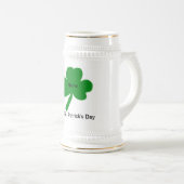 Happy St. Patrick's Day Customize YOUR Name Stein Bierglas (VorderseiteRechts)