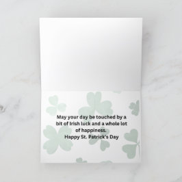 Happy St. Patrick's Day Dankeskarte