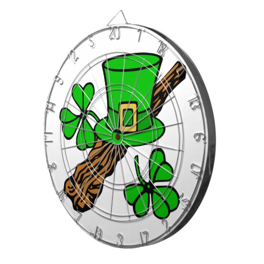 HAPPY ST.PATRICK'S DAY DARTSCHEIBE (Vorderseite rechts)