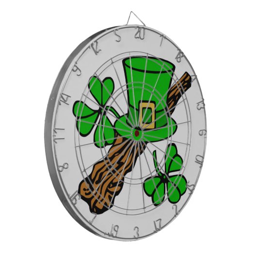 HAPPY ST.PATRICK'S DAY DARTSCHEIBE (Vorderseite Links)