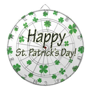 Happy St Patricks Day Dartscheibe