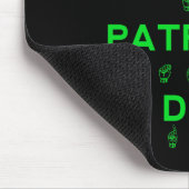 Happy St Patricks Day Deaf Pride Sign Language ASL Mousepad (Ecke)