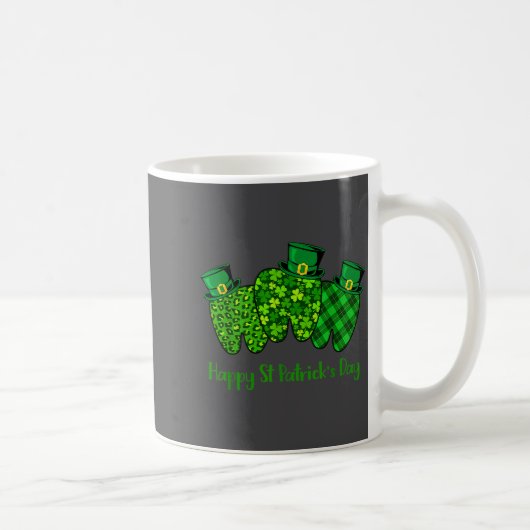 Happy St Patrick's Day Dental Istant Tooth Irish G Kaffeetasse (Rechts)