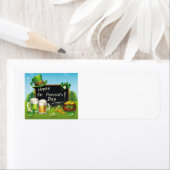 Happy St. Patrick's Day, der das Adressetikett (Insitu)