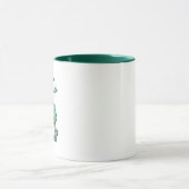 Happy St. Patrick's Day _ Dinosaur niedlich Tasse (Zentrum)