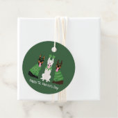 Happy St Patricks Day Dobermann Hunde Geschenkanhänger (Beispiel)