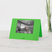 Happy St Patricks Day Dog Bar 1900 Irish Setter Karte (Rückseite)