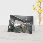 Happy St Patricks Day Dog Friendly Bar 1900 Foto Karte (Gelbe Blume)