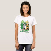 Happy St Patricks Day Dog T-Shirt (Vorne ganz)