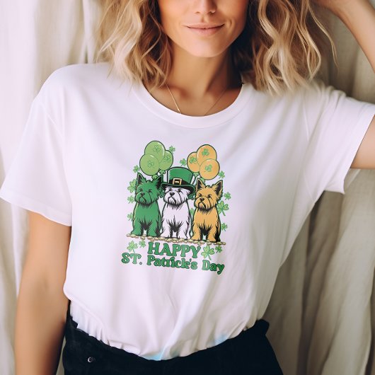 Happy St Patricks Day Dog T-Shirt