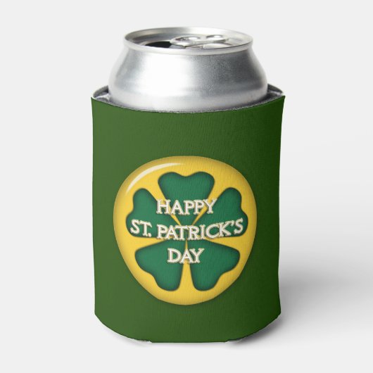 Happy St. Patrick's Day Dosenkühler (Kanne Vorderseite)