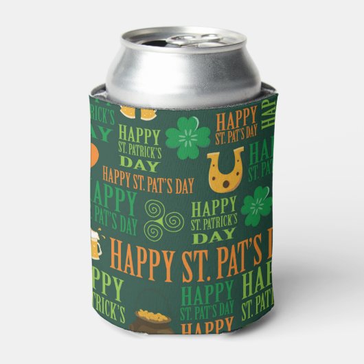 Happy St. Patrick's Day Dosenkühler (Kanne Vorderseite)