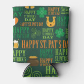 Happy St. Patrick's Day Dosenkühler (Vorderseite)