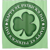 Happy St. Patricks Day Duschvorhang (Vorderseite)