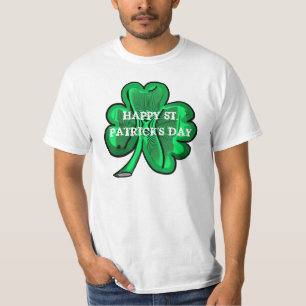 Happy St. Patrick's Day einfache Kleeblatt Wert Ab T-Shirt