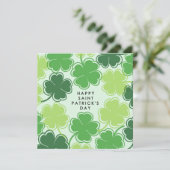 Happy St. Patricks Day Einladung (Stehend Vorderseite)