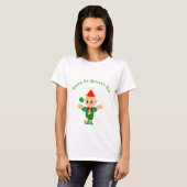 Happy St. Patrick's Day Elf T-Shirt (Vorne ganz)