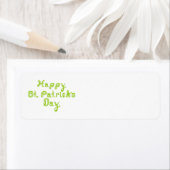 Happy St. Patrick's Day Fabric Schriftart Letters (Insitu)