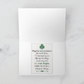 Happy St. Patrick's Day Feiertagskarte (Innenseite)
