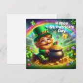Happy St Patrick's Day Feiertagskarte (Vorne/Hinten)