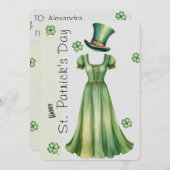 Happy St. Patrick's Day Feiertagskarte (Vorne/Hinten)