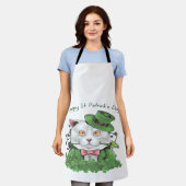 Happy St. Patrick's Day - Festliche Feier Schürze (Getragen)
