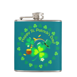 Happy St. Patrick's Day Flachmann
