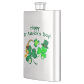 Happy St. Patrick's Day Flachmann (Links)