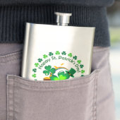 Happy St. Patrick's Day Flachmann (Beispiel)