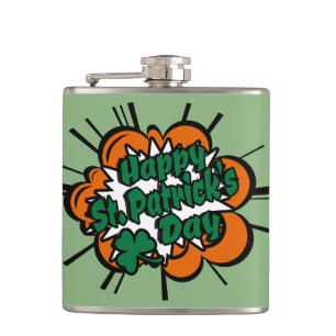 Happy St. Patrick's Day Flachmann