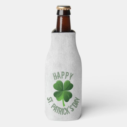 Happy St. Patrick's Day Flasche Cooler Flaschenkühler (Flaschenvorderseite)
