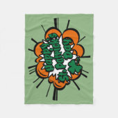 Happy St. Patrick's Day Fleecedecke (Vorderseite)